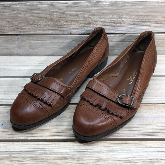 The Leather Collection Loafers - Size 6 1/2 - Picture 6 of 9